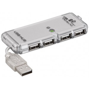 GOOBAY Répartiteur USB quadruple USB 2.0