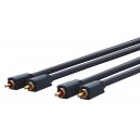 C&acirc;ble RCA, st&eacute;r&eacute;o 2 m
