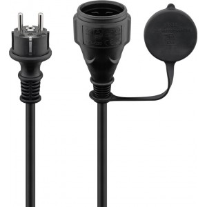 C&acirc;ble d'Alimentation Ext&eacute;rieur, 10 m, Noir