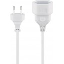 Rallonge fiche europ&eacute;enne, 3 m , blanc