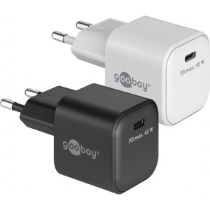 Chargeur Rapide USB-C&trade; PD GaN Nano (45 W) blanc