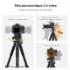 K&F Trepied Alu + tete panoramique Charge 4Kg